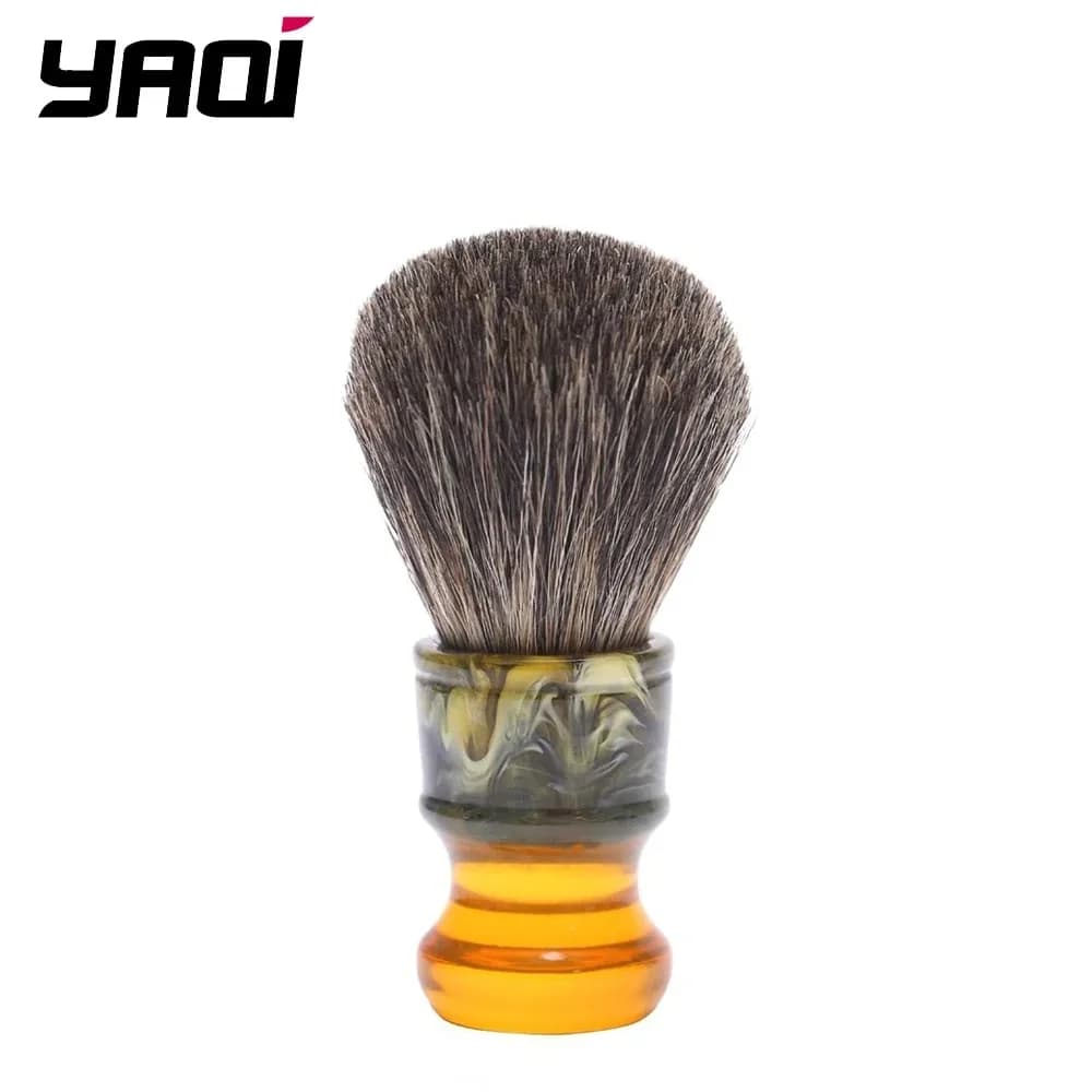 YAQI 22MM Sagrada Familia 100% pur blaireau cheveux résine poignée hommes humide rasage brosses