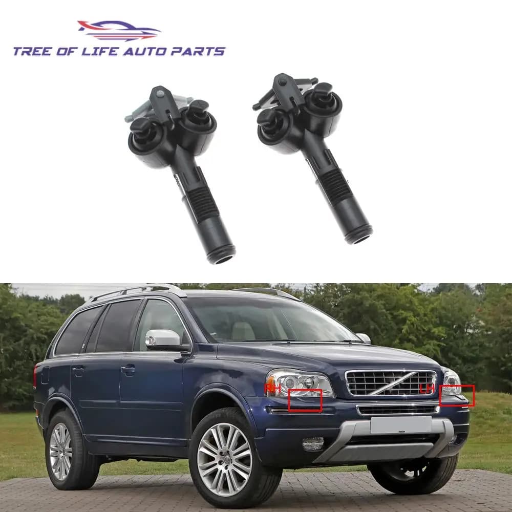 Buse de lavage de phares avant, couvercle de pulvérisation, pompe à cylindre pour Volvo XC90 8659926