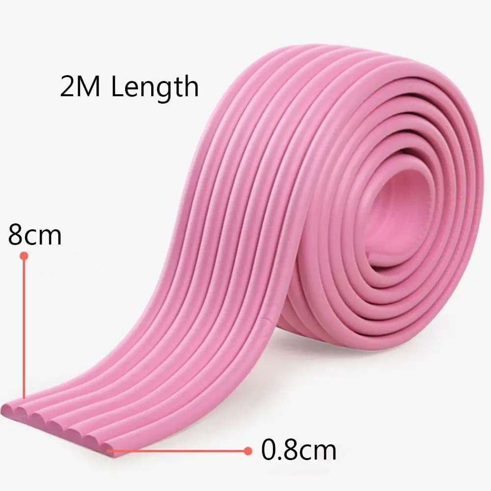 Bande de protection de bord de bureau de sécurité pour bébé, 2m, protection d'angle de Table, coussi
