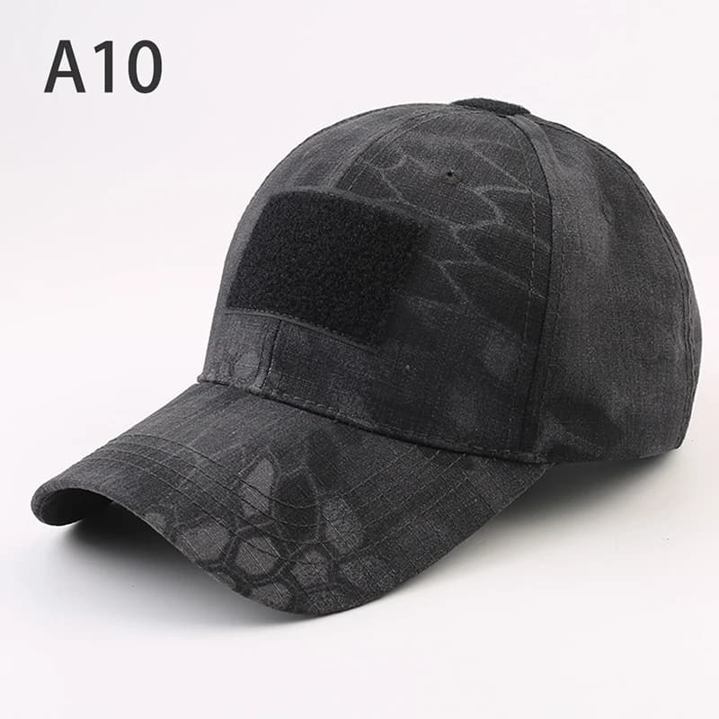 Casquette de baseball camouflage tactique réglable pour homme et femme, idéale pour le paintball, le