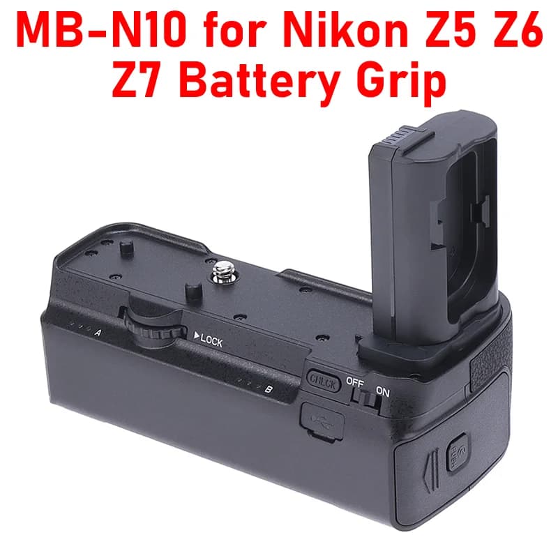 MB-N10 Batterie Grip pour Nikon Z5 Z6 Z7 Z6II Z7II Caméra Grip
