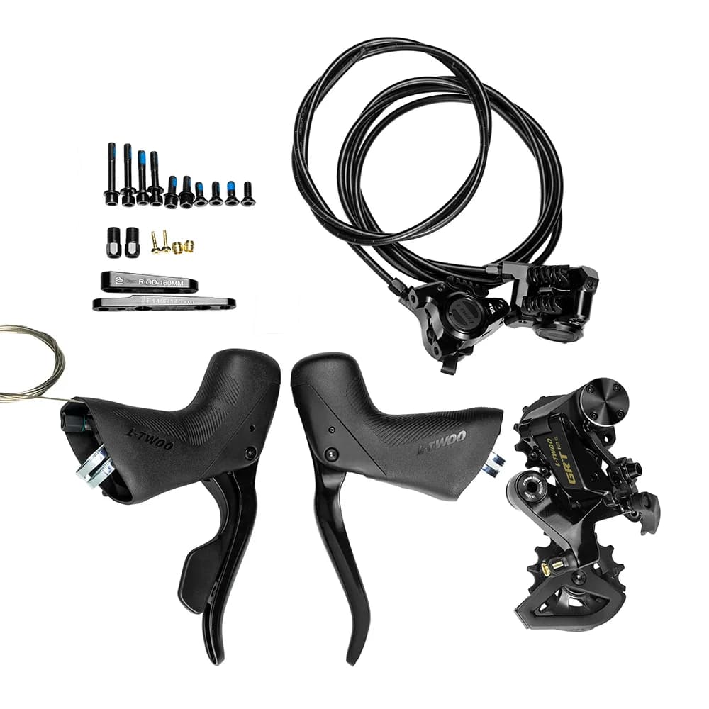Groupe de transmission LTWOO GRT 12 - Freins à disque hydrauliques 1x12s pour vélo de route/gravel, 