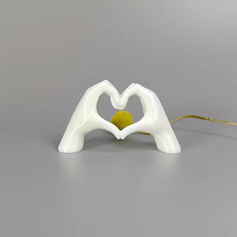 Ornement de paume imprimé en 3D – Décor de bureau unique, cadeau parfait pour le bureau et la maison