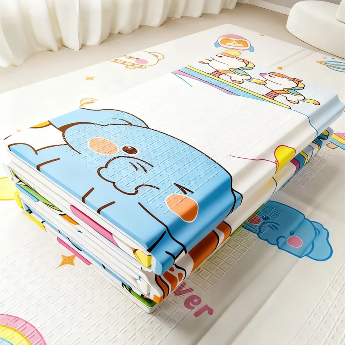 Tapis de jeu pliable pour bébé, tapis éducatif Non toxique pour enfants dans la pépinière, tapis d'e