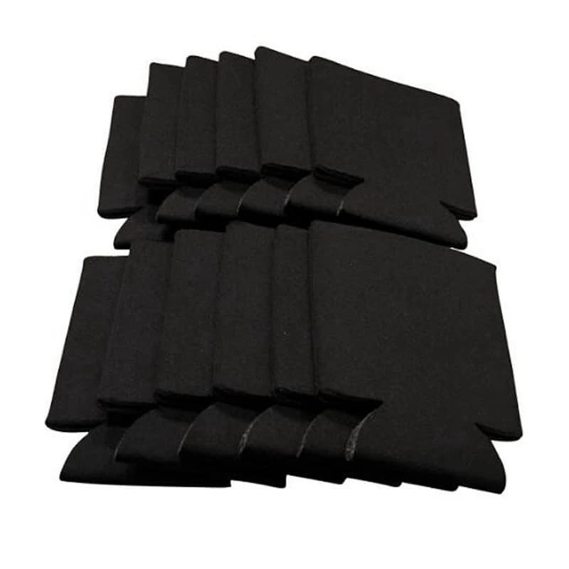 Lot de manchons isolants pour canettes de bière en néoprène, 10 pièces, couvercle rond, bouteille, t