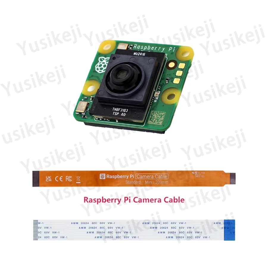 Caméra officielle Raspberry Pi AI, pour PI 5, caméra Sony AI, 12MP, capteur de vision intelligent IM