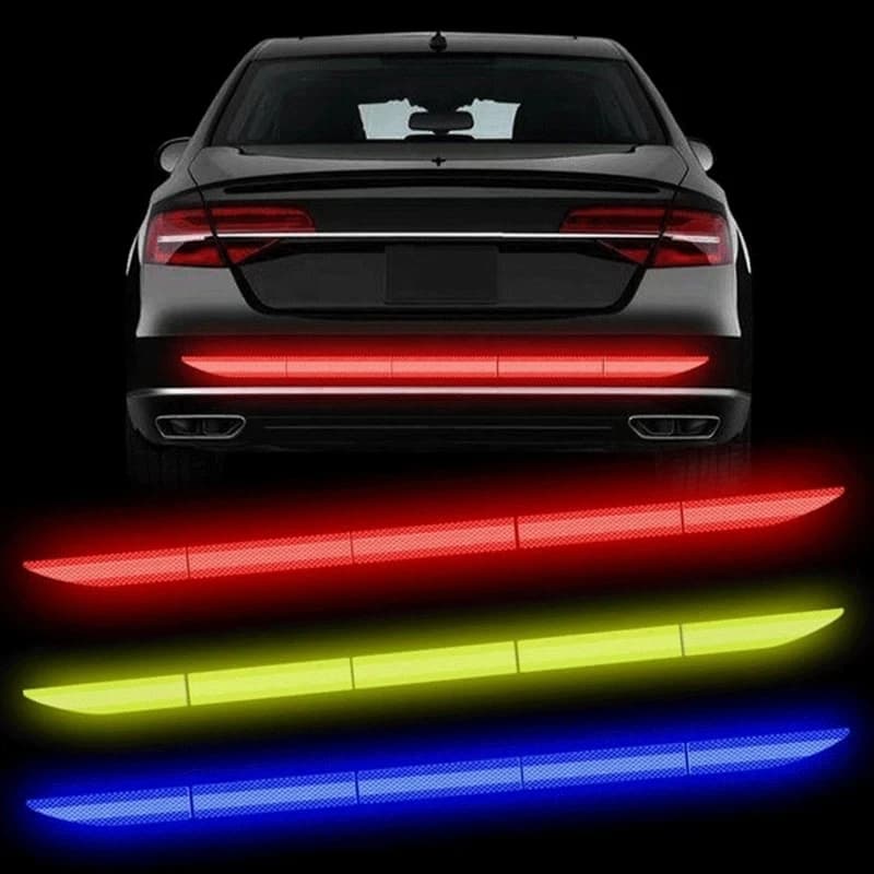 Autocollant réfléchissant pour voiture, bande de sécurité, avertissement anti-collision, autocollant