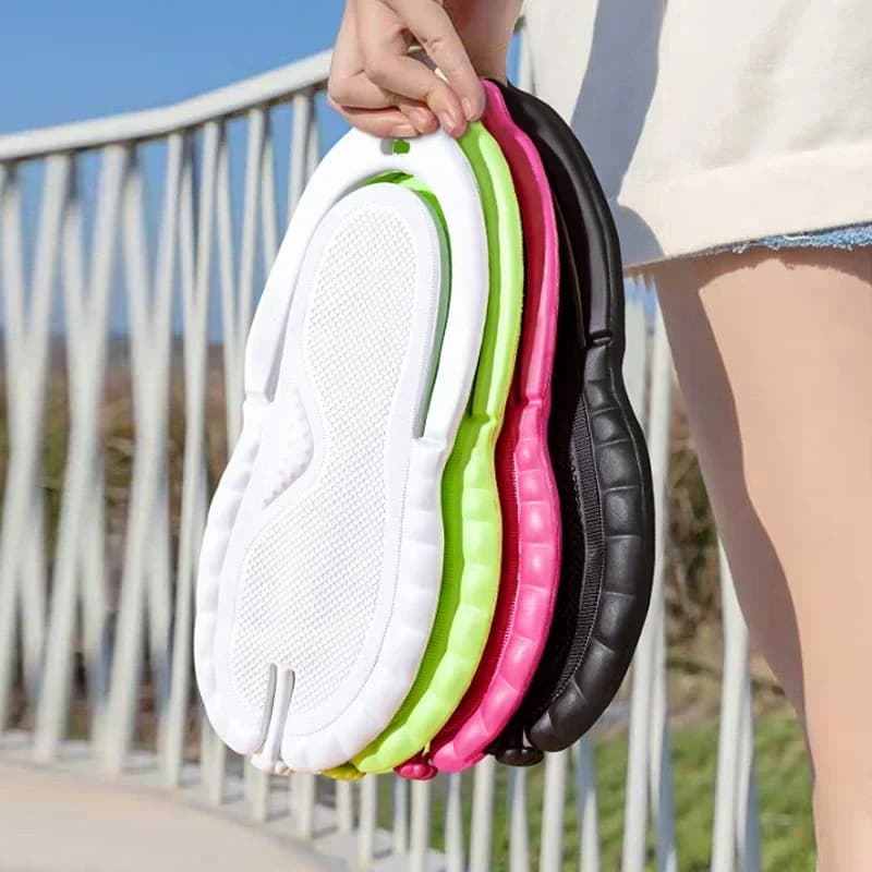 Pantoufles pliantes portables de couleur unie pour hommes et femmes, tongs légères et antidérapantes