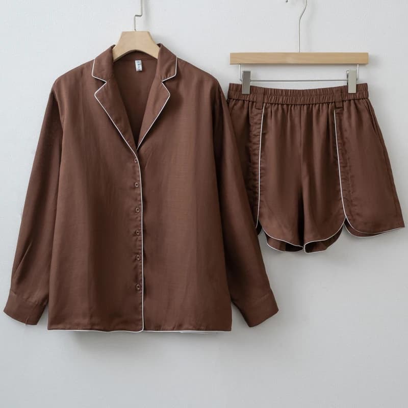 Ensembles de chemises courtes pour femmes