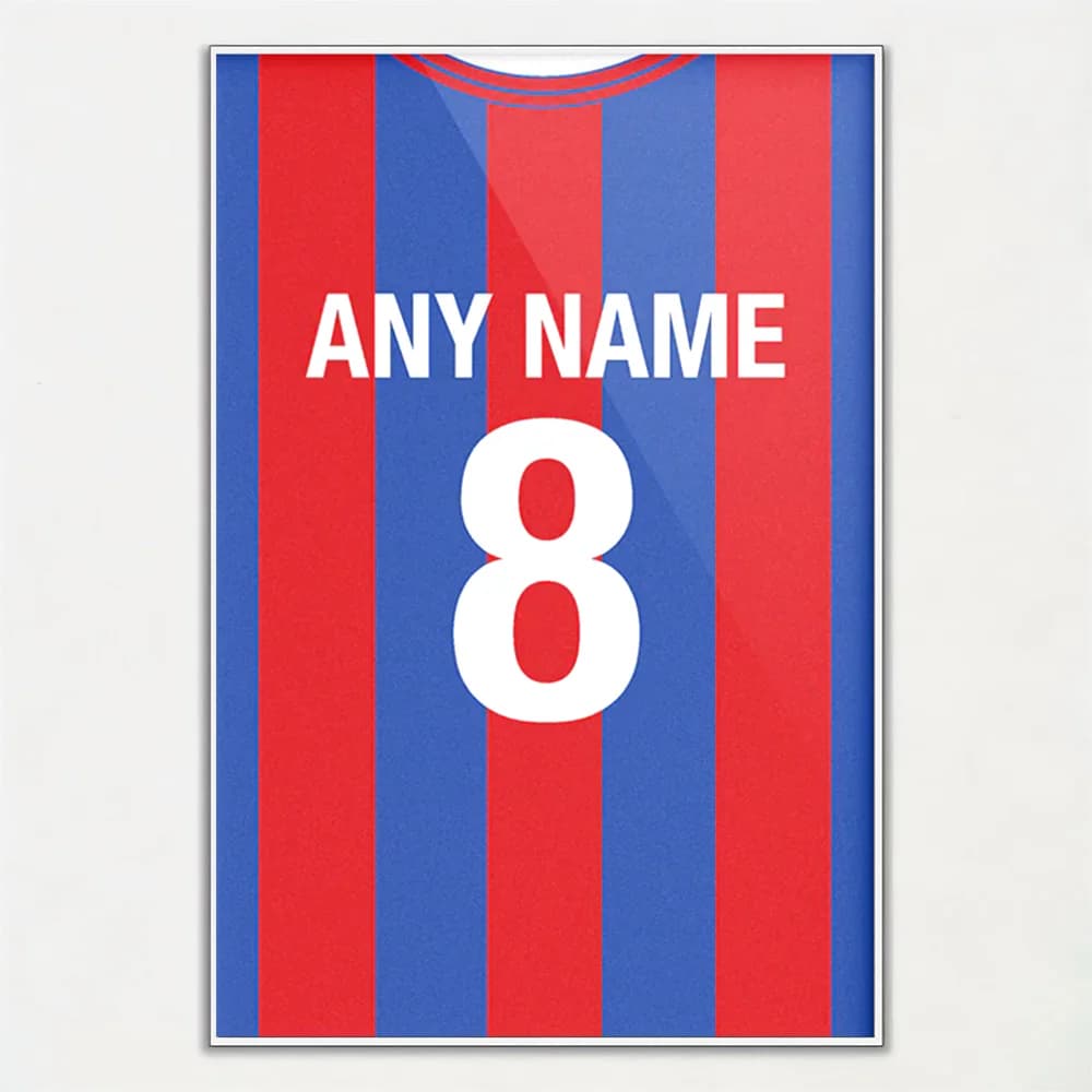 Affiche de nom de maillot de Football, décor artistique pour maison, salon, chambre à coucher, Bar, 