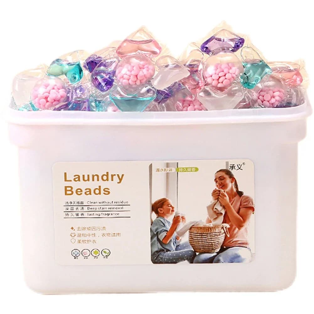Perles de parfum pour Machine à laver, 50 à 150 pièces, nettoyage en profondeur et détergent de réte