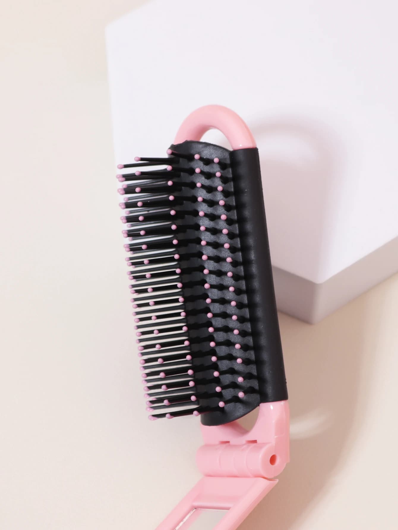 Brosse à cheveux pliante pour miroir de voyage, mini brosse à cheveux de massage portable, adaptée a