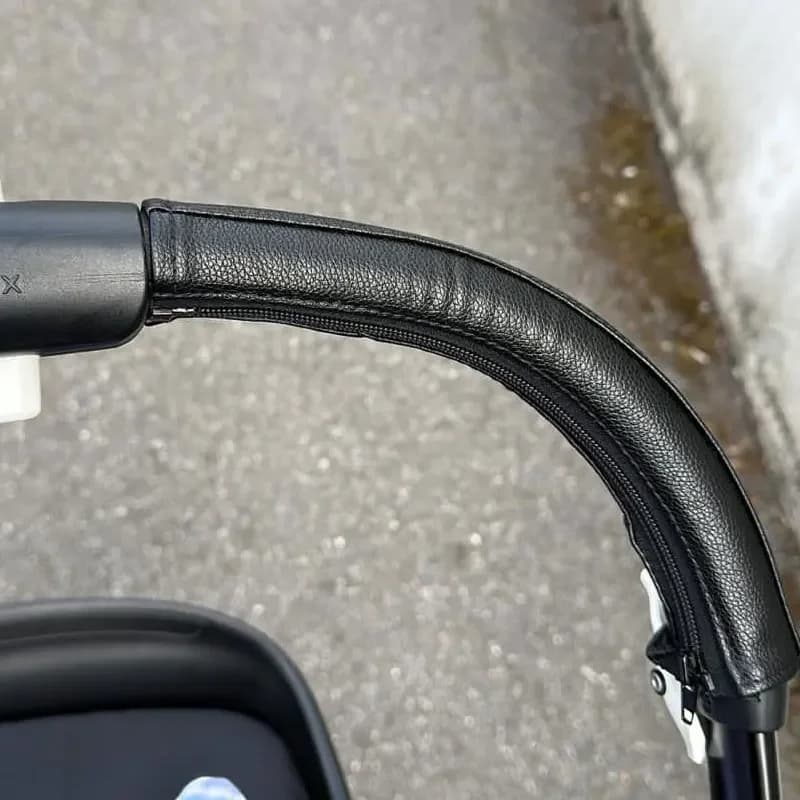 Housse en cuir pour poussette Cybex Priam 2/3/4 Mios 2/3, poignée poussoir, main courante pour maman
