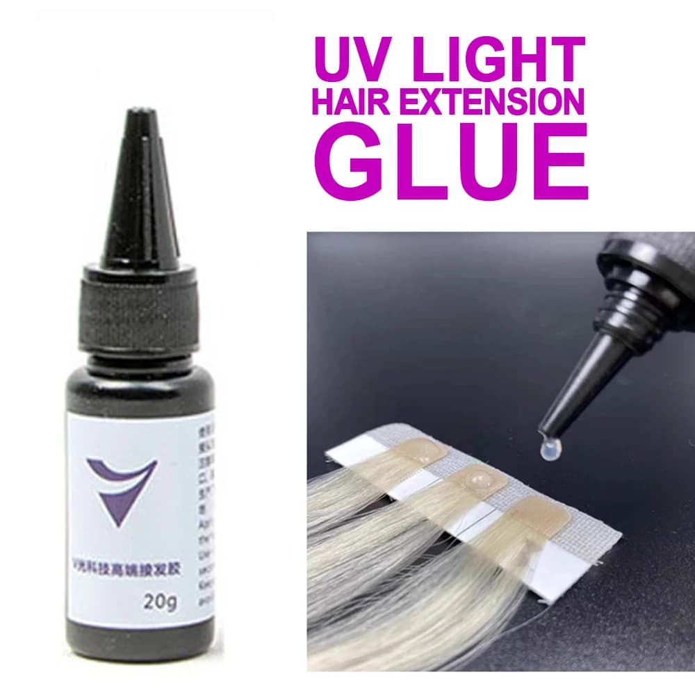 V-light ensemble d'extension de cheveux technologie perruque morceau de cheveux vrais cheveux outil 