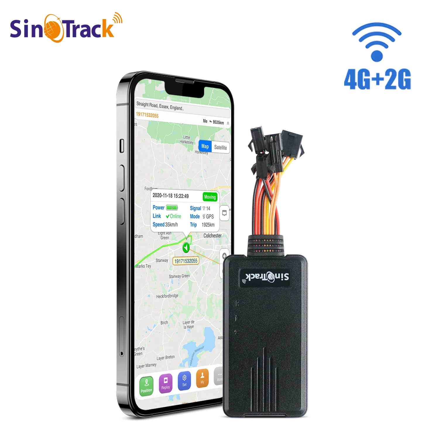 SinoTrack 4G GPS tracker ST-906L pour voiture moto véhicule dispositif de suivi avec Cut Off Oil Pow
