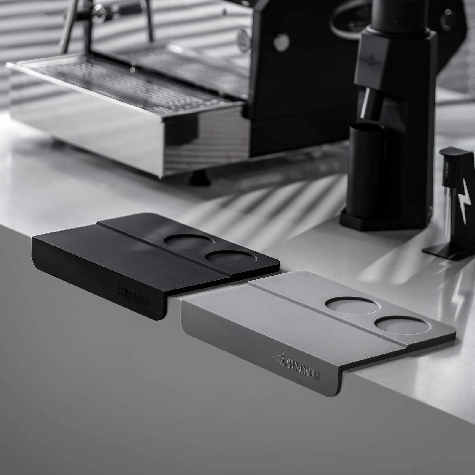 MHW-3BOMBER Silicone Café Tamping Station Expresso Poudre Tamper Polymères Table Protection Pad Acce