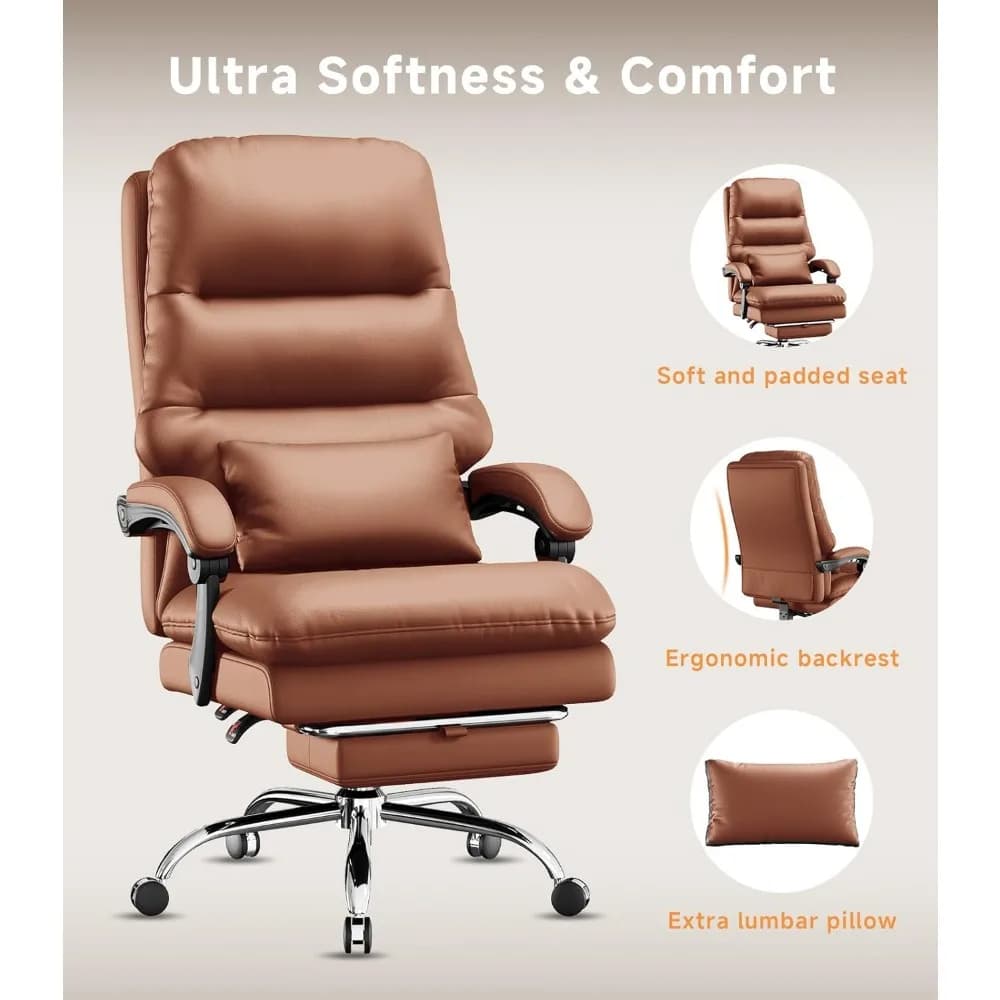 Chaise de bureau, grande et grande chaise de bureau, chaise de bureau ergonomique, chaises d'ordinat