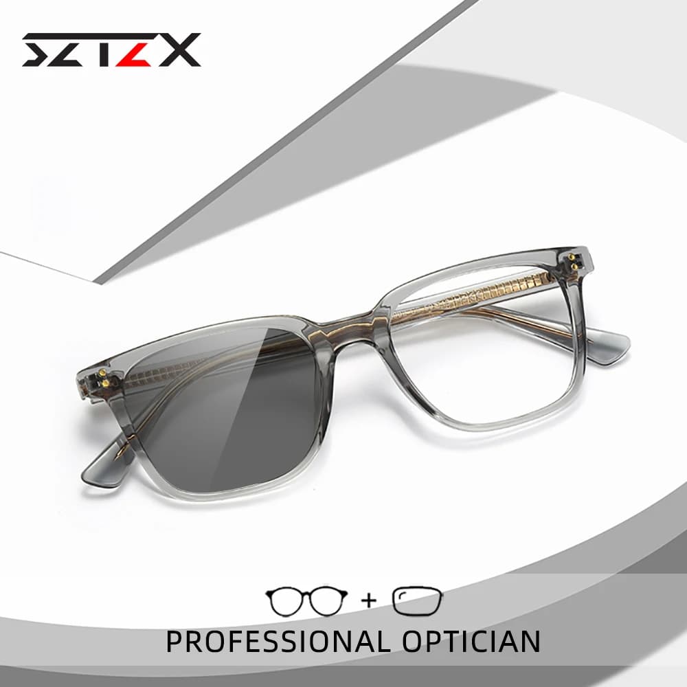 SZTZX nouvelle mode Anti lumière bleue lunettes de lecture femmes photochromique myopie hypermétropi