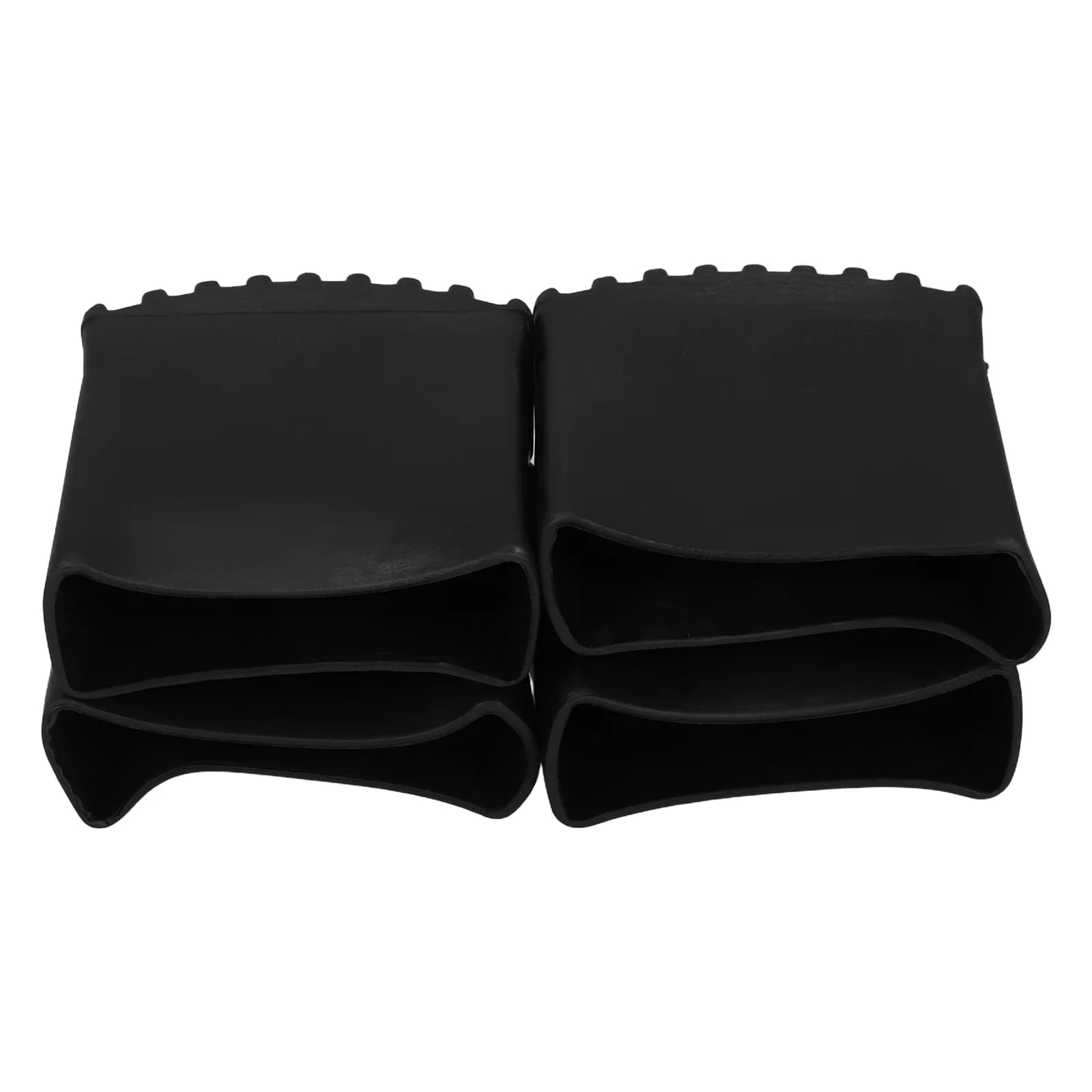 Couvre-pieds d'échelle pliants, 4 pièces, coussinets de pieds en caoutchouc antidérapants, pare-choc
