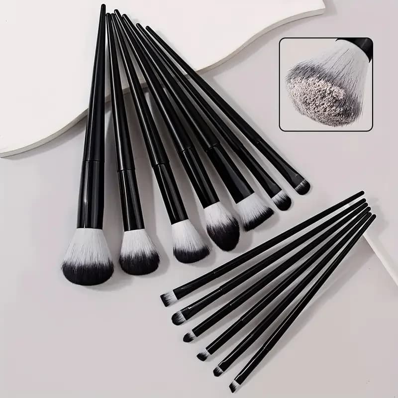 Ensemble de pinceaux de maquillage, 13 pièces, doux et moelleux, ombre à paupières, fond de teint, B