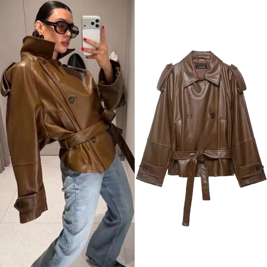 Vestes en similicuir pour femmes avec ceinture, manteau d'extérieur, streetwear, mode élégante, vest