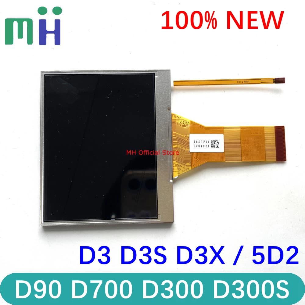 Écran LCD pour appareil photo, Original, pour Nikon D90 D700 D300 D300S D3 D3S D3X, Canon 5D2 5DII 5