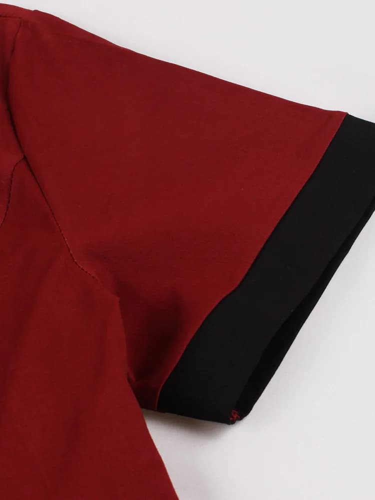 Tonval – robe longue en coton pour femmes, col à nœud, manches courtes, rétro, ceinturée, Style Vint