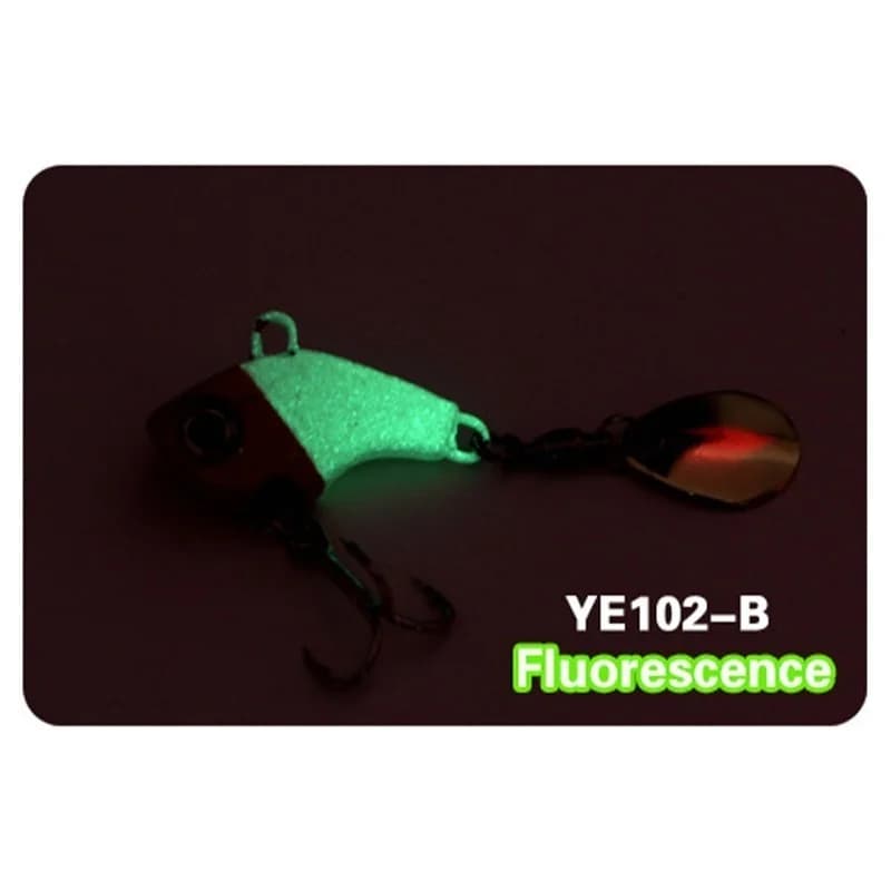 Leurre de pêche rotatif en métal VIB avec vibration, appât dur pour la truite, 7/10/20g, 1 pièce