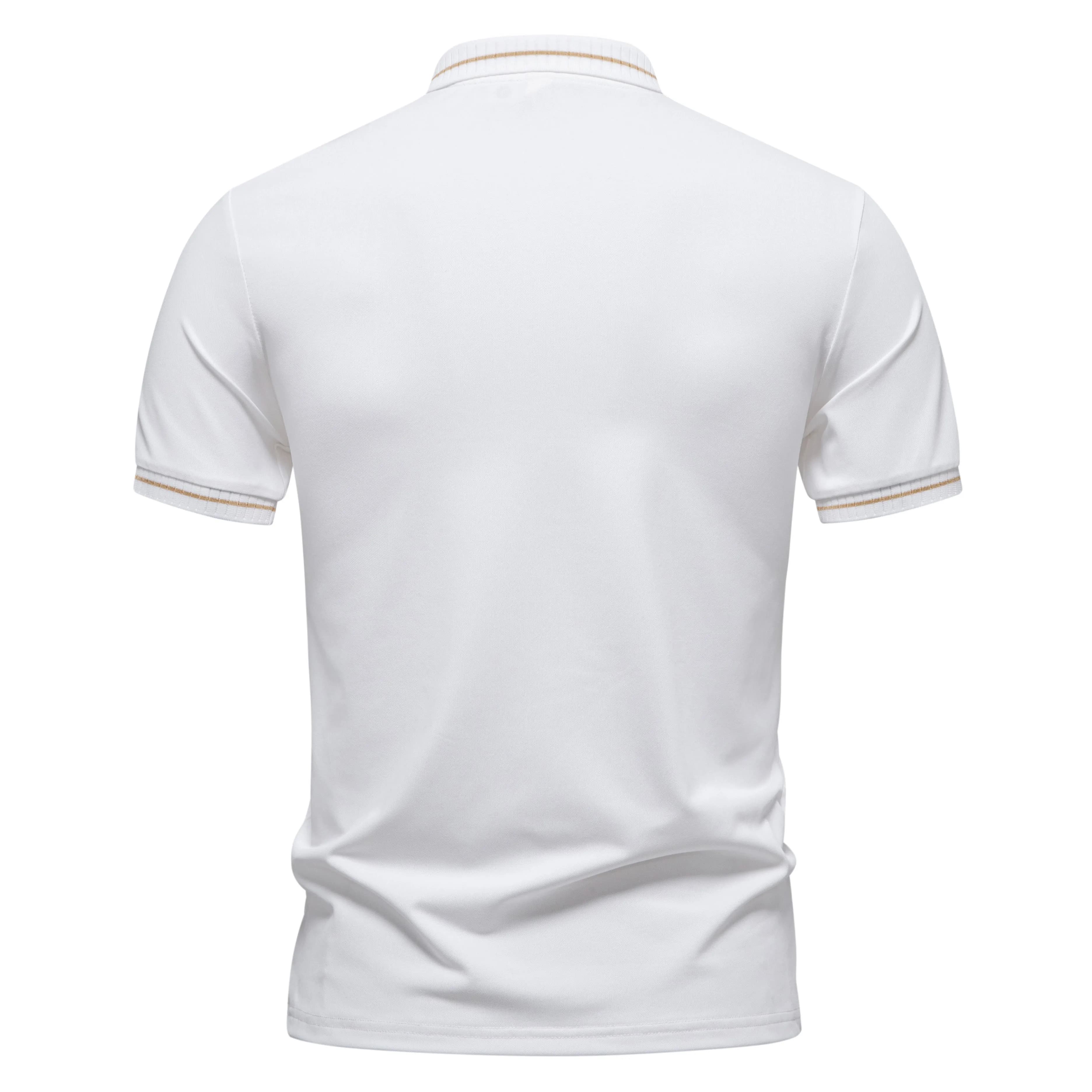 Polo décontracté pour homme, streetwear d'été, manches courtes, hauts décontractés pour affaires, vê