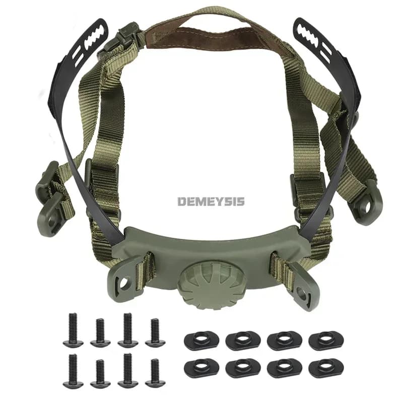 Système de Suspension intérieure de casque, casques CS de tir et de chasse, sangle de verrouillage d
