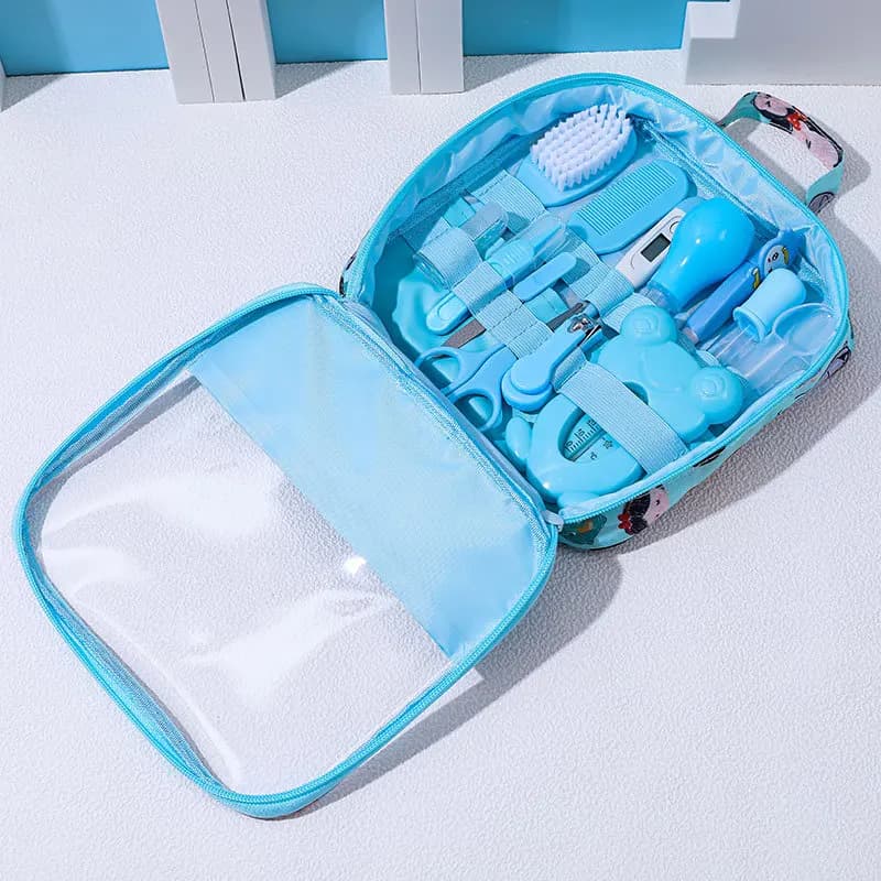 Kit de soins pour bébé 13 pièces/ensemble, ensemble de soins capillaires et ongulaires pour enfants,