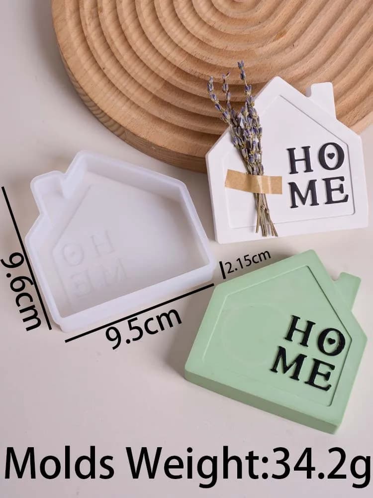 Moule en silicone maison 'Love Letter' pour bougies, savons d'aromathérapie, plâtre et résine, pour 