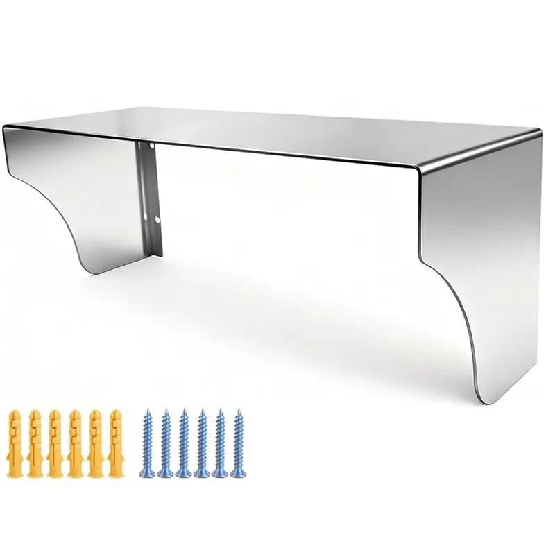 BSEVB-Housse de protection contre la pluie pour prise encastrée en acier inoxydable 24,5x12x12cm, po