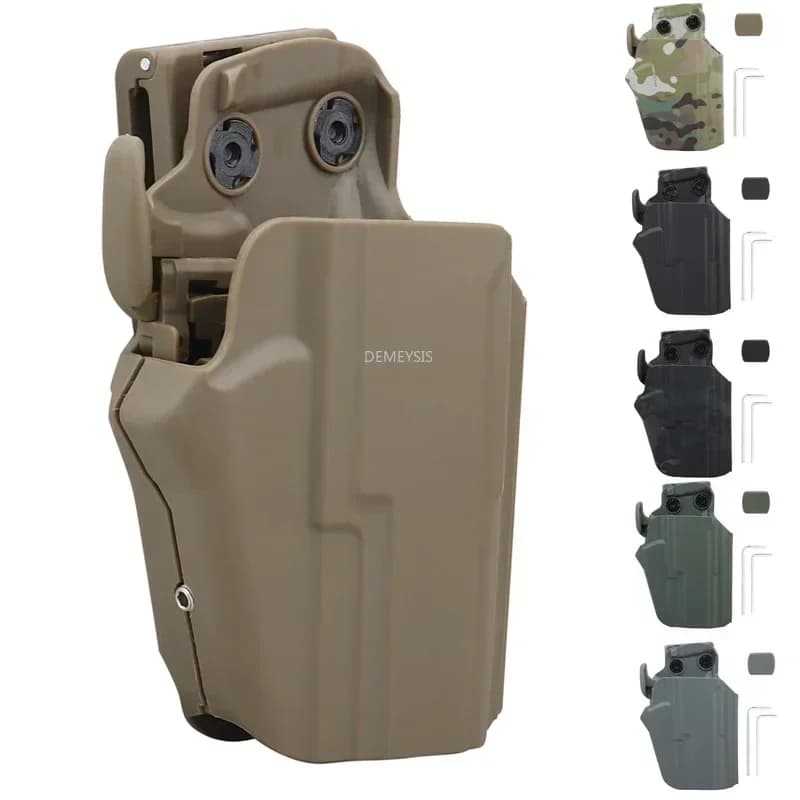 Étui pour pistolet tactique à traction rapide, réglable, pour la chasse en plein air, le tir, ceintu