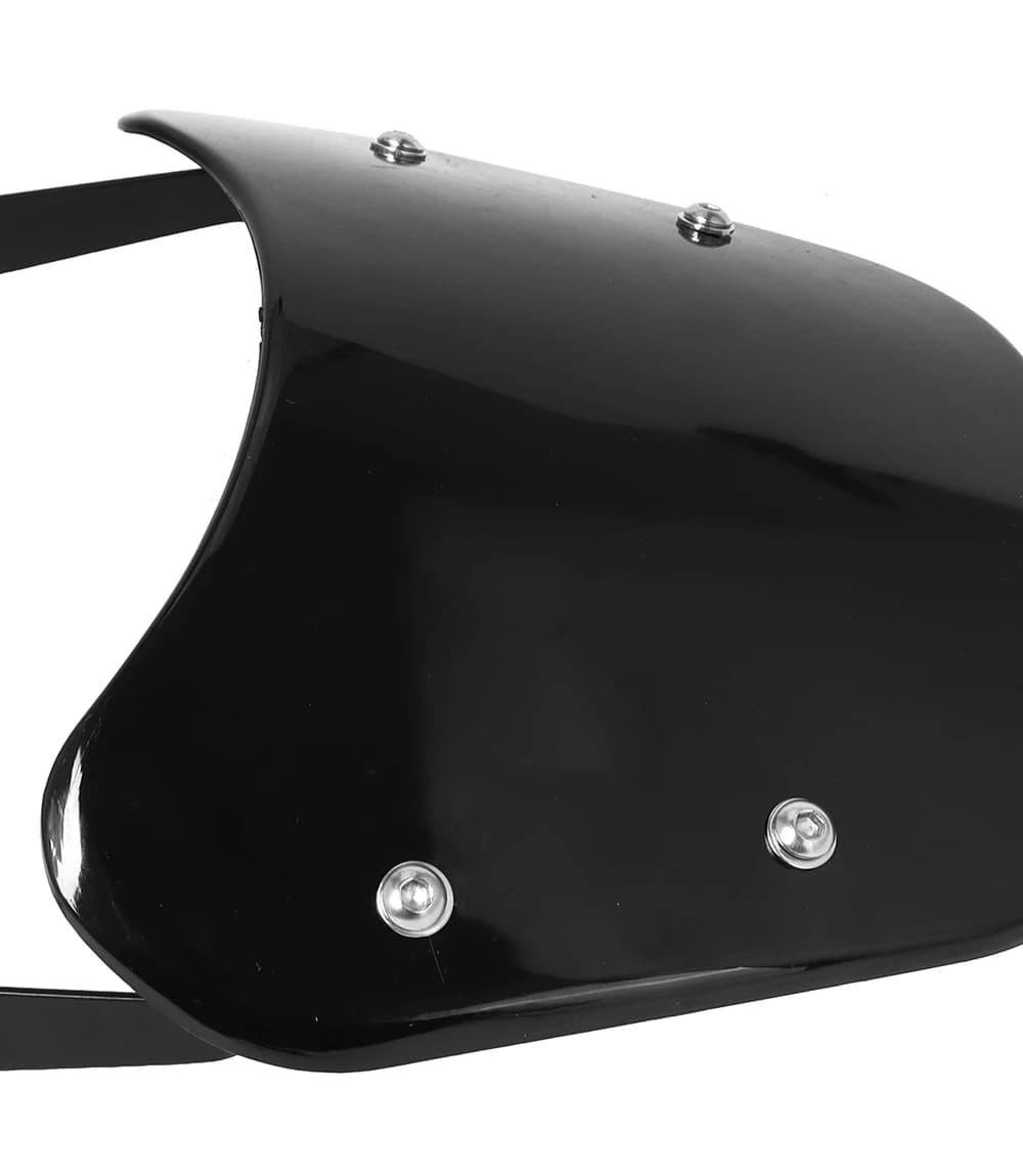 Déflecteur de vent universel noir, carénage de pare-brise pour moto Yamaha Kawasaki Suzuki Cafe Race