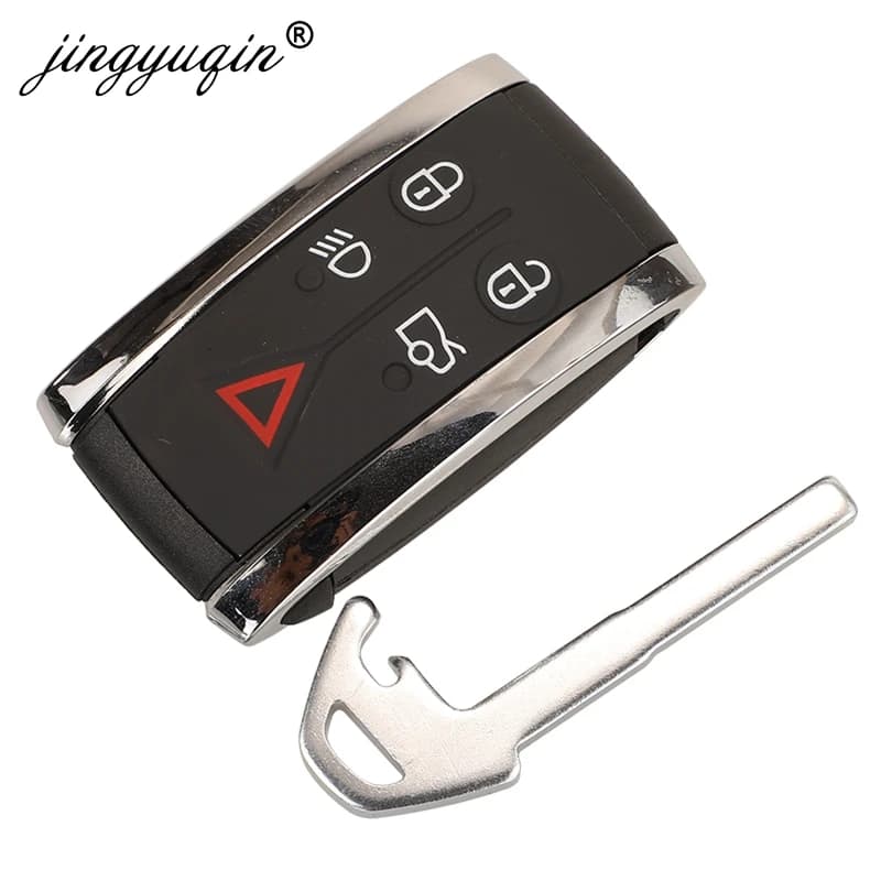 Jingyuqin 315/434Mhz 5WK49243 Clé Remte 5 BTN Fob Pour guitXF XFR XK XKR X-TYPR S-TYPE 2007-2012 ID4
