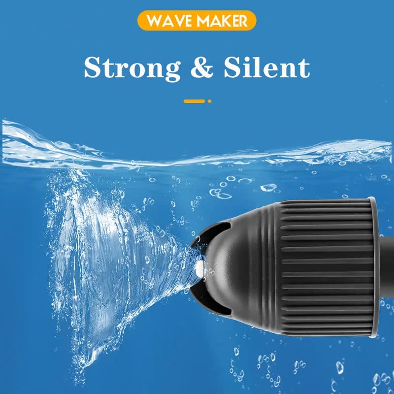 Pompe à eau rotative automatique pour aquarium, fabricant de vagues de poisson précieux, tête de sor