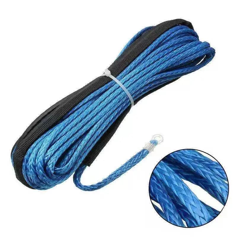 1X câble de récupération de ligne de corde de treuil synthétique Durable 15M 5mm 10000LBS pour 4WD A