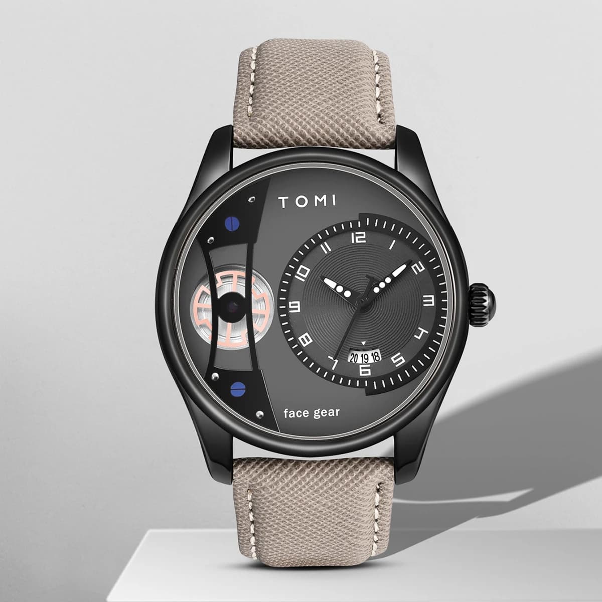 TOMI – coffret cadeau pour hommes, montre à Quartz d'affaires minimaliste, de luxe, polyvalente, Dou