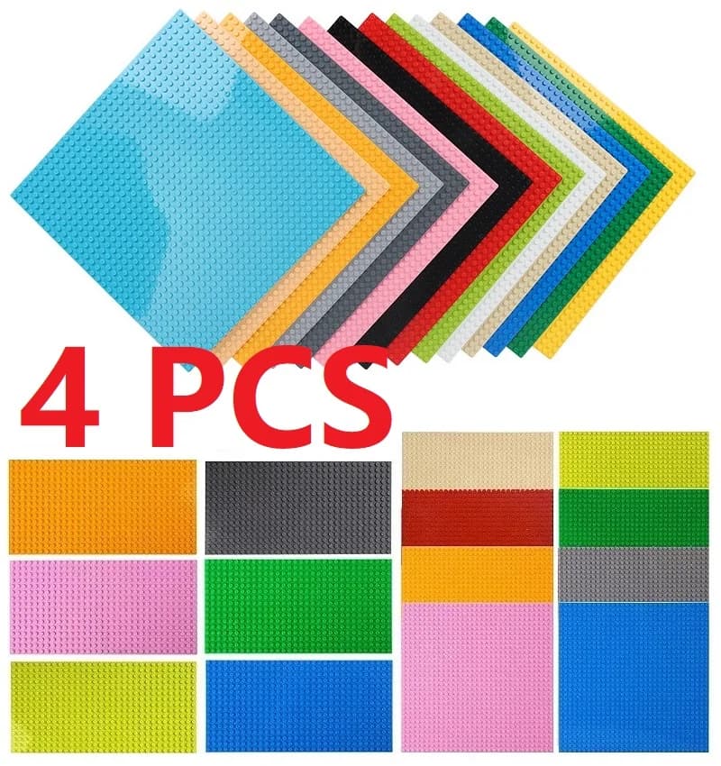 Plaques de Base classiques 32x32 16x32 points, blocs de construction en plastique, assemblage de bri
