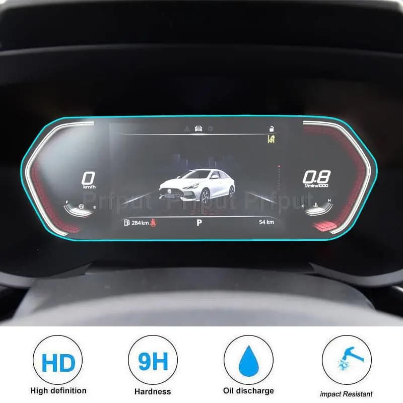 Film de protection d'écran en verre trempé pour MG GT 2022, protection de tableau de bord pour instr