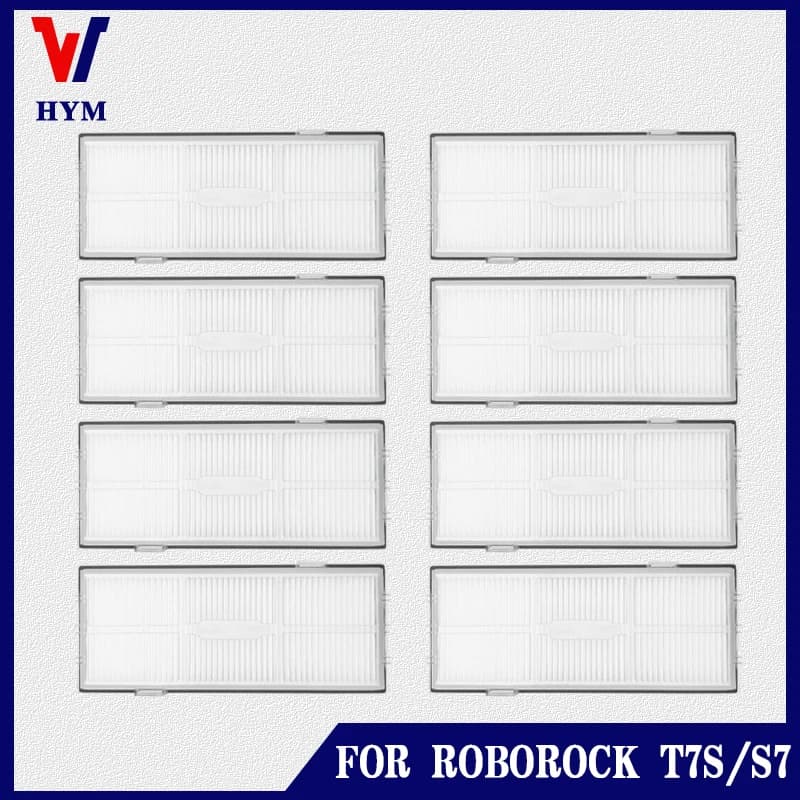 Filtre HEPA pour Roborock S8 /S8 Pro ultra / S7 MaxV Ultra / S7 / T7S PLUS / G10S PRO, pièces de rec