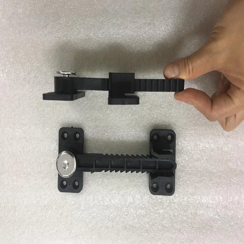 Loquet de verrouillage pour canapé, meubles, supports de connecteur invisibles en plastique enduit, 