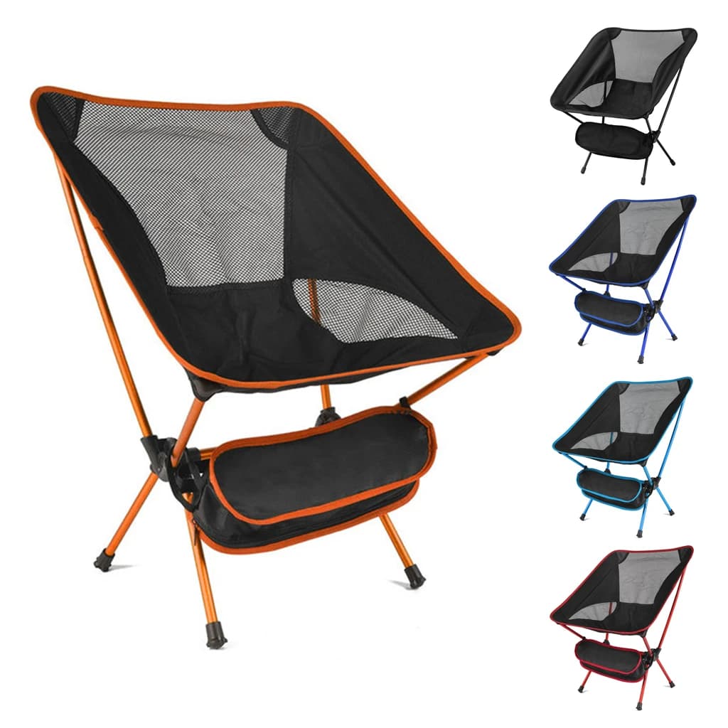 Chaise pliante ultralégère détachable, Portable, légère, siège étendu, pêche, Camping, maison, barbe