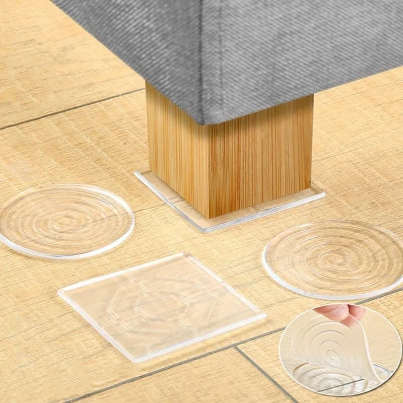 Protège-pieds Anti-Vibration en Silicone pour Machine à laver, couvre-pieds antidérapant pour chaise