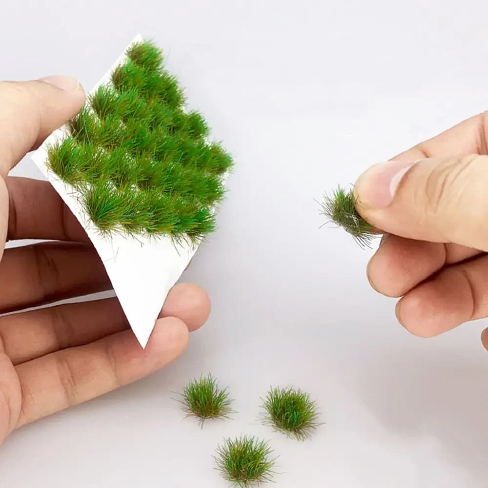 Mutilicolor – Simulation de nid d'herbe, modèle de scène de sable, matériel de bricolage, touffes d'