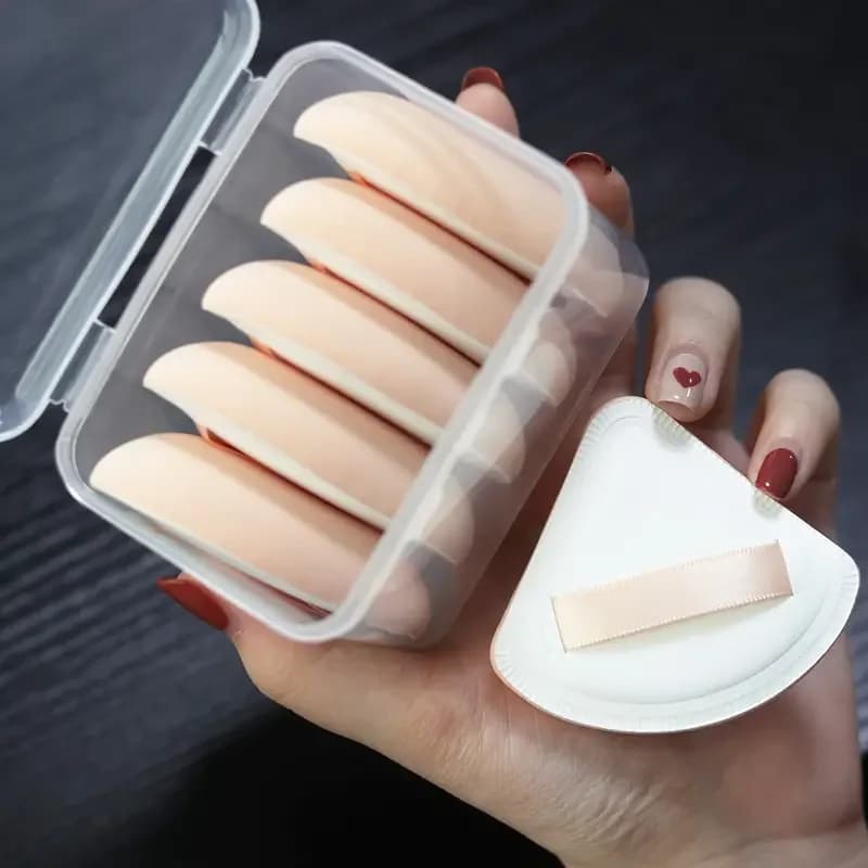 Bouffées de fond de teint en forme de goutte pour femme, éponge de maquillage portable, mélangeur de