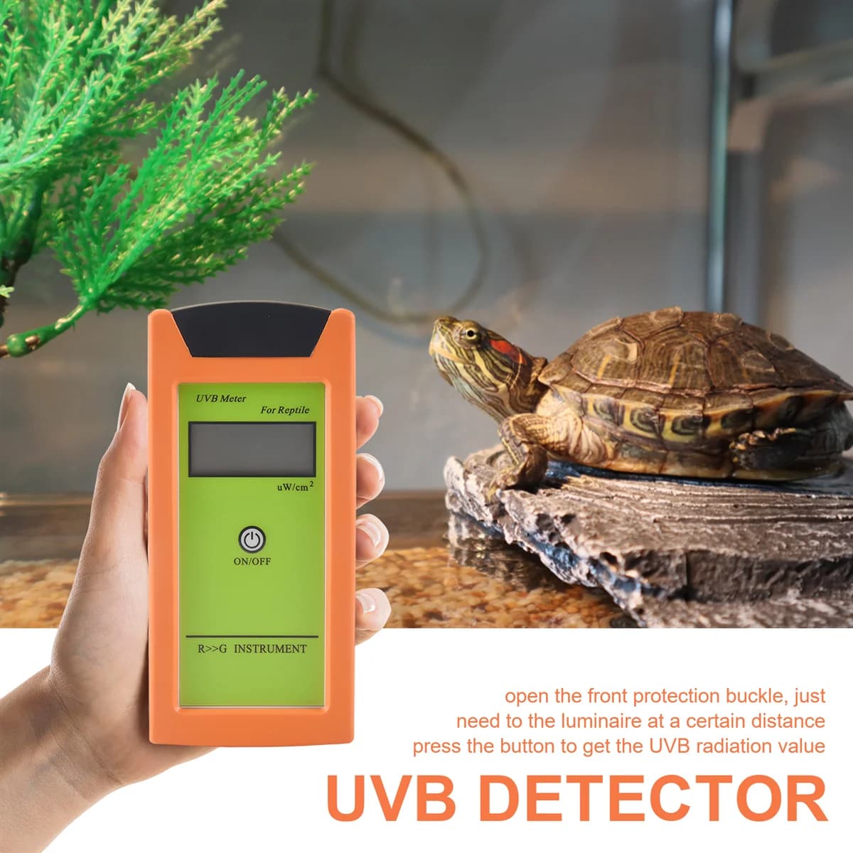 Testeur UVB AA91 RGM-UVB, détecteur UVB de haute précision, Instrument de Test UVB pour Reptile, out