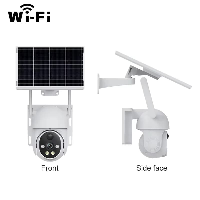 XIAOVV caméra solaire sans fil 4G WiFi caméra extérieure double objectif PIR suivi automatique camér