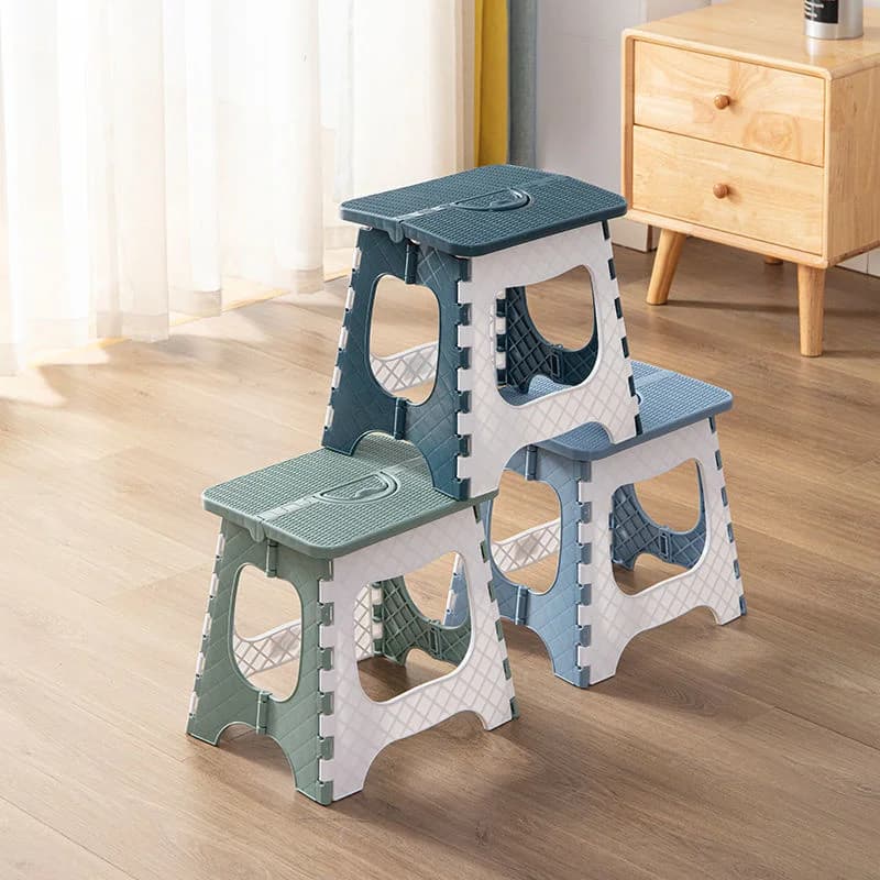 Tabouret pliant en plastique épais, Mini chaise d'extérieur Portable pour enfants et adultes, Train 